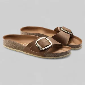 1006525 MADRID BIG BUCKLE COGNAC OILED LEATHER