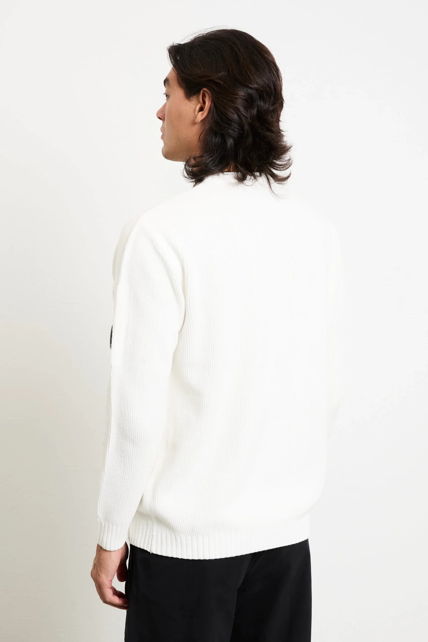 CP Company 2077 Maglia bianca ciniglia - immagine 9