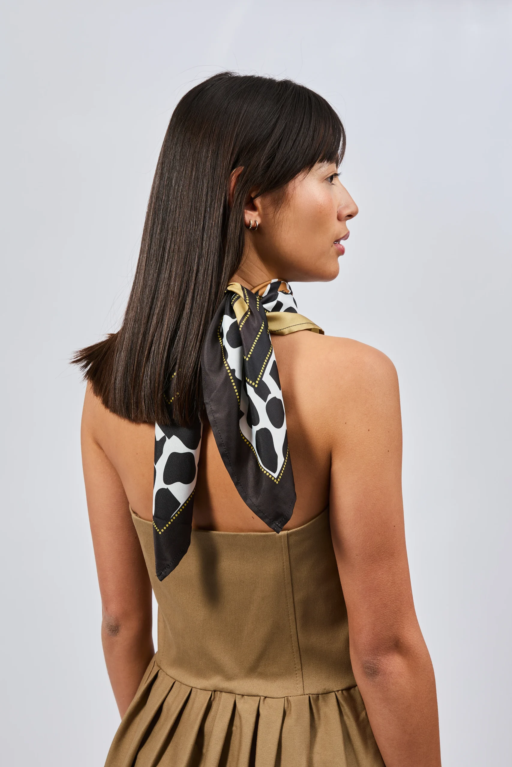 Sciarpa 100% seta Signature | La Parisienne - immagine 4