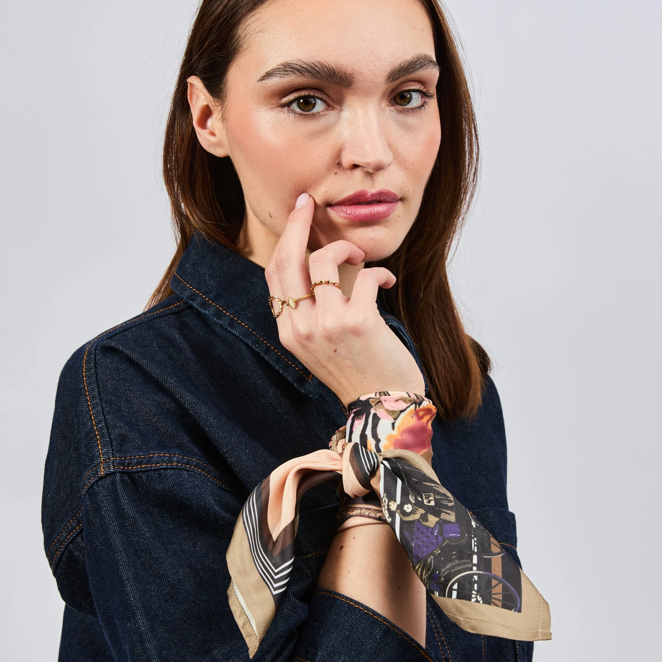 Sciarpa 100% seta Signature | La Parisienne