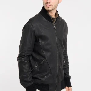 Giorgio Brato 9026 Giacca Brush in pelle smerigliato