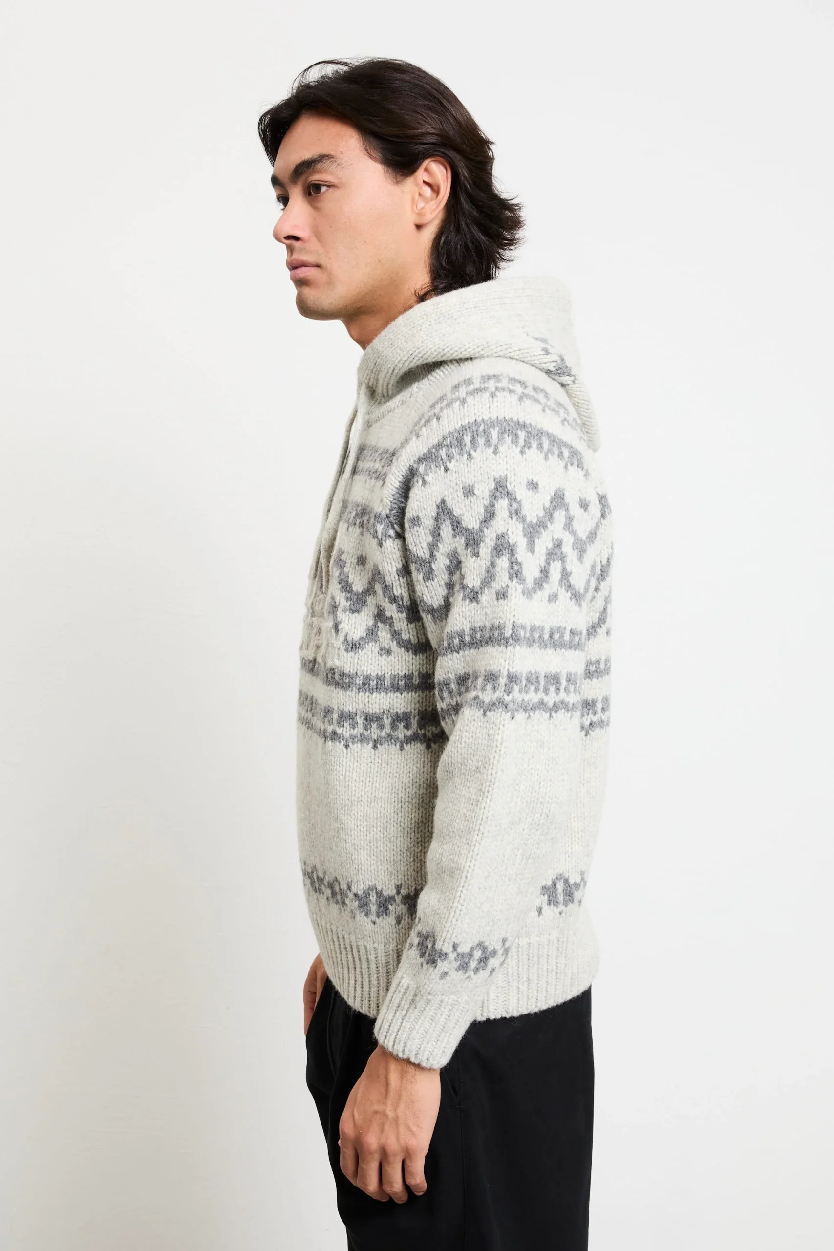 CP Company 2084 Maglione grigio jaquard - immagine 8