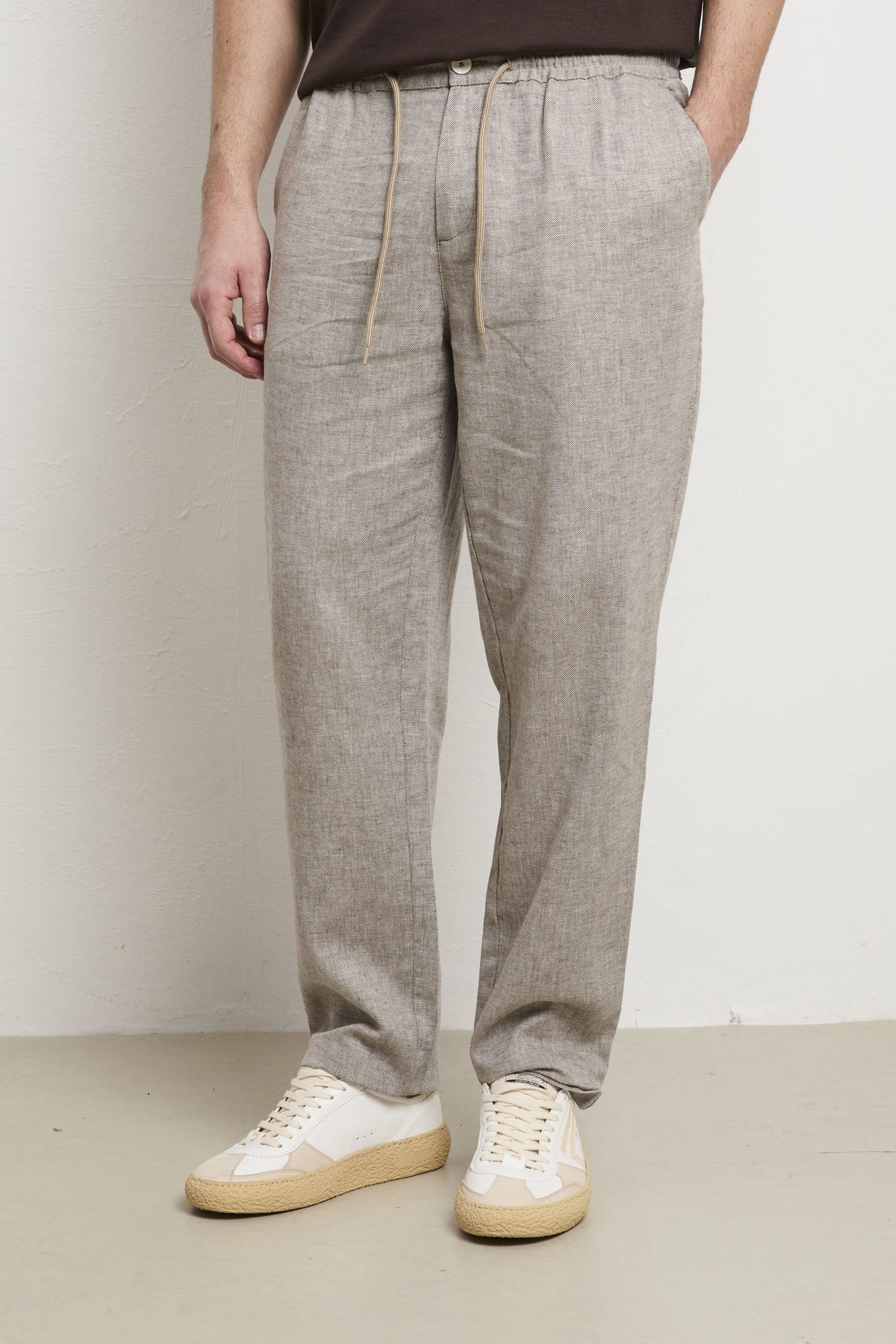 Reworked 3415 Pantalone Orzo fango - immagine 4