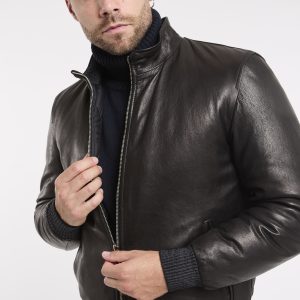 Dfour 9495 Bomber in pelle reversibile