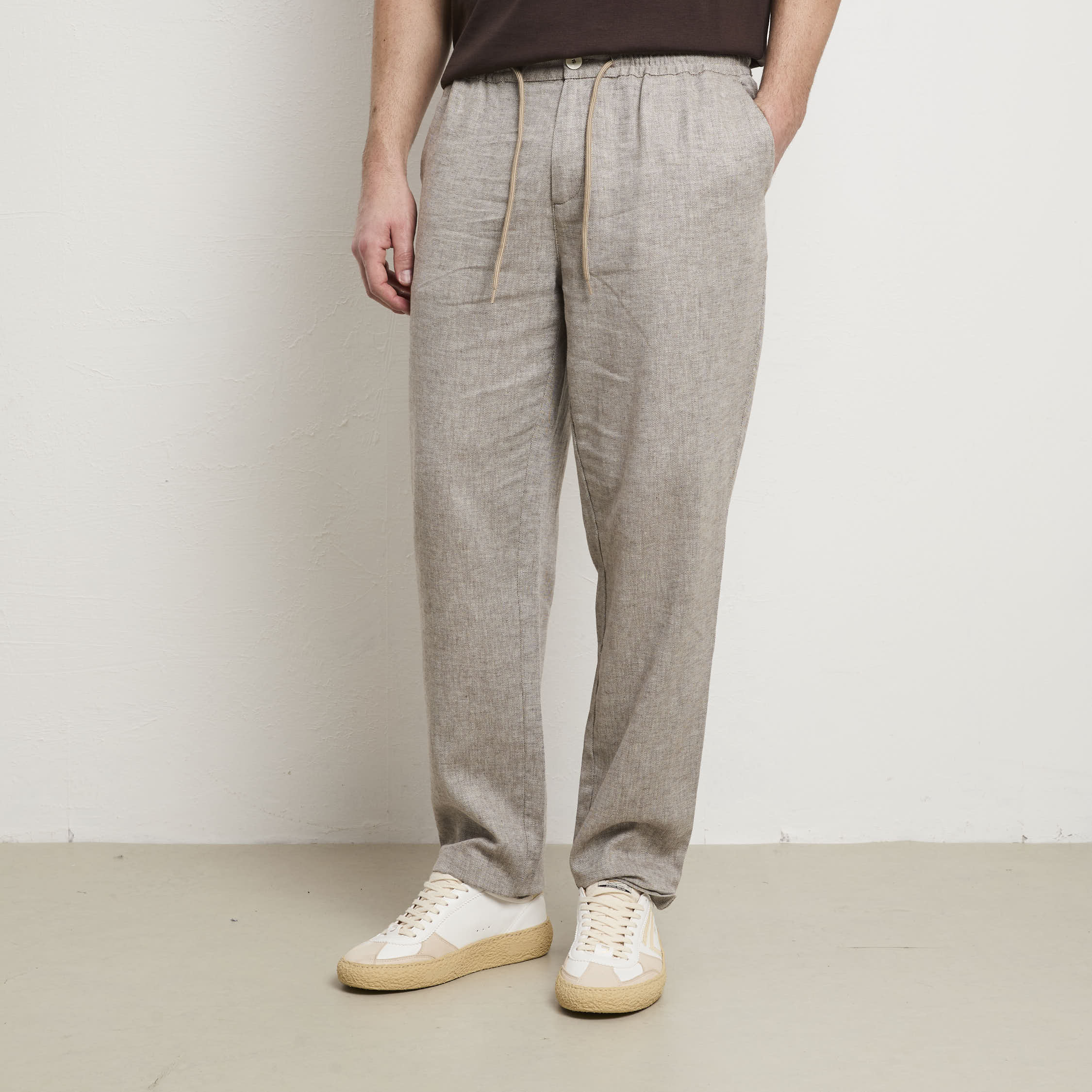 Reworked 3415 Pantalone Orzo fango - immagine 8