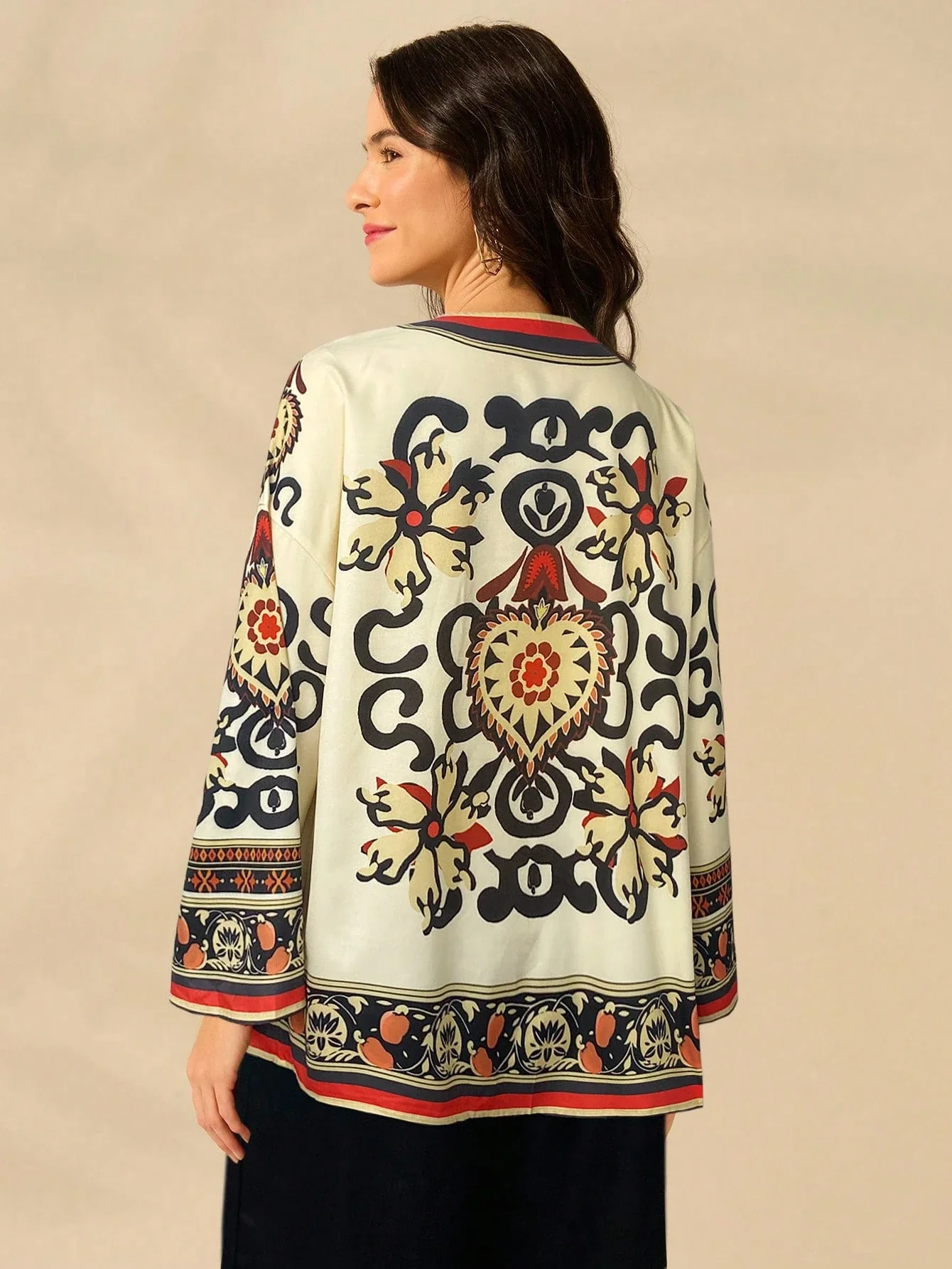 Kimono Ample Manica Lunga | La Parisienne