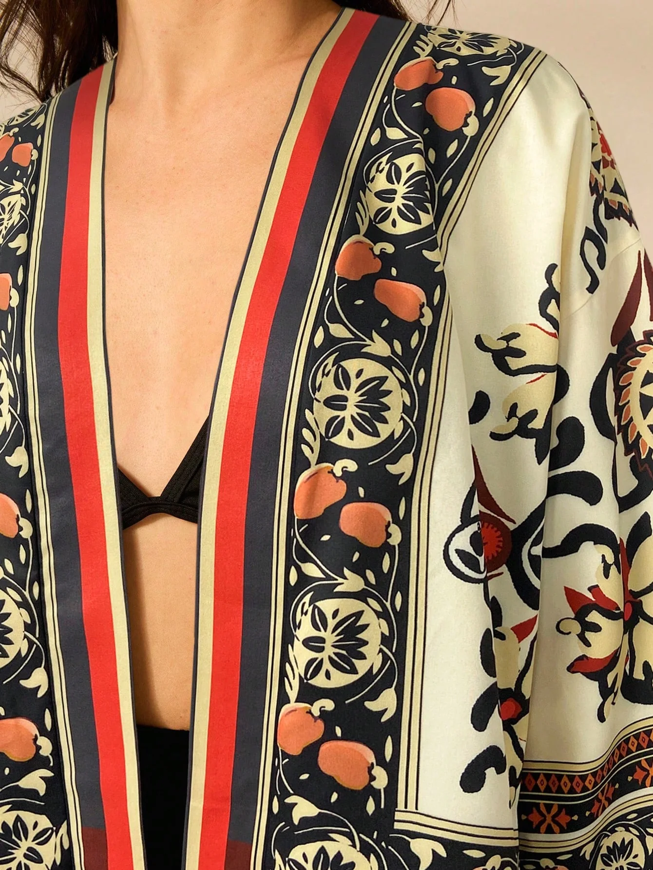 Kimono Ample Manica Lunga | La Parisienne - immagine 6