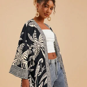 Kimono Ample Manica Lunga | La Parisienne