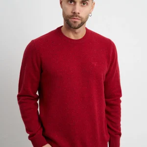 Barbour 2192 Maglia rossa mélange