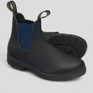 FW25-1917 BLACK LEATHER  COL BLACK /NAVY