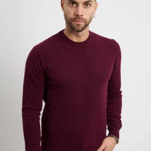 Reworked 2481 Maglia bordeaux cashmere