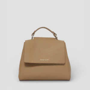 SS26-B01999-SOF  BORSA SVEVA SOFT PICCOLA A MANO IN PELLE CON TRACOLLA BISCOTTO