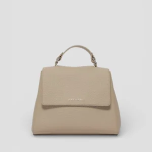 SS26-B01999-SOF  BORSA SVEVA SOFT PICCOLA A MANO IN PELLE CON TRACOLLA SABBIA