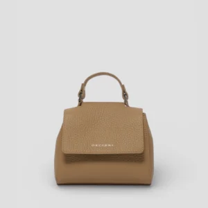 SS26-B02019-SOF  BORSA SVEVA SOFT MINI A MANO IN PELLE CON TRACOLLA BISCOTTO