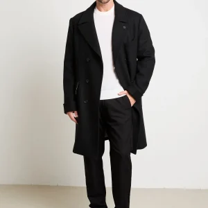 OutFit 2305 Cappotto doppiopetto nero