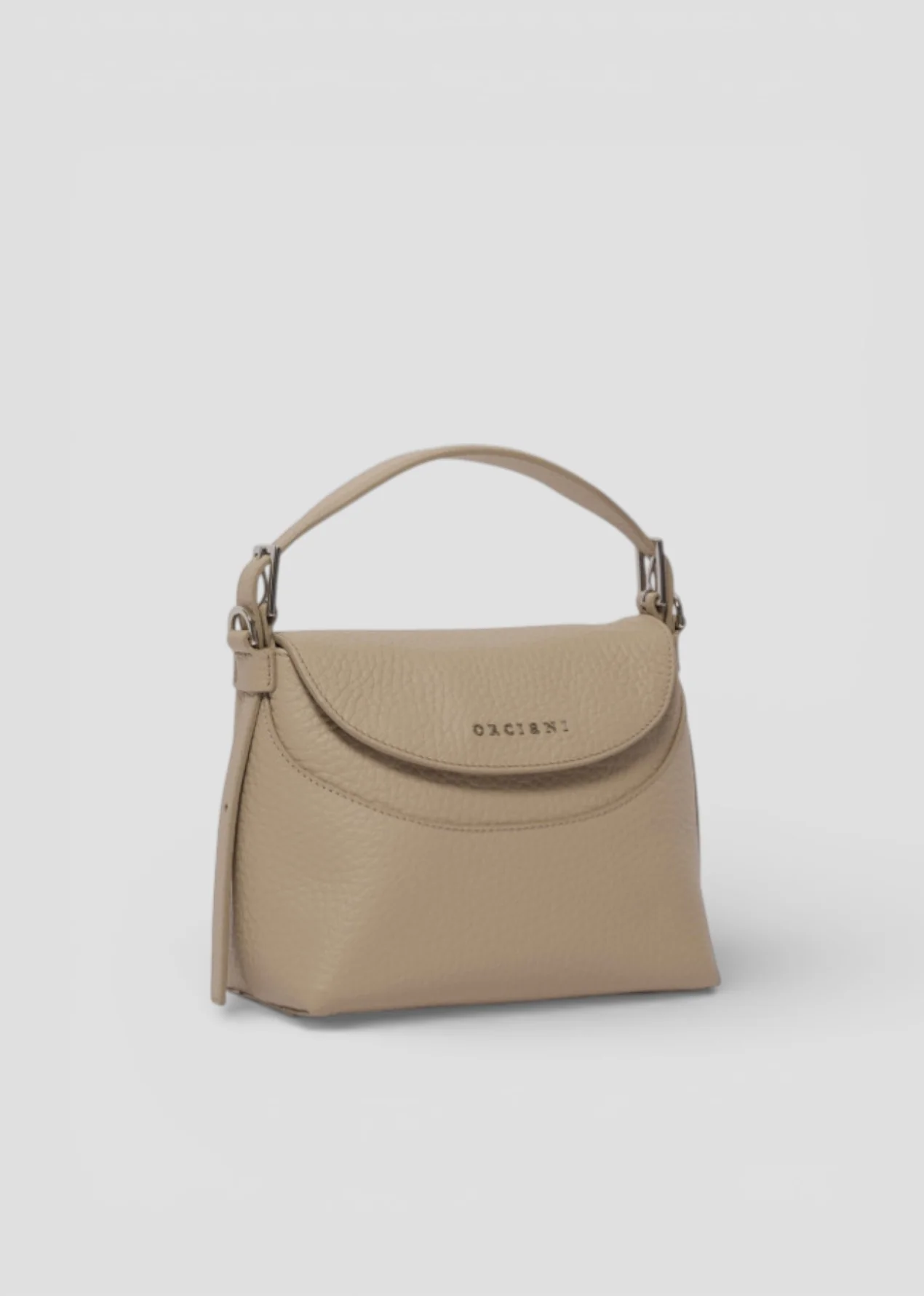 SS26-B02175-SOF BORSA A MANO NANA SMALL SOFT IN PELLE CON TRACOLLA SABBIA - immagine 3