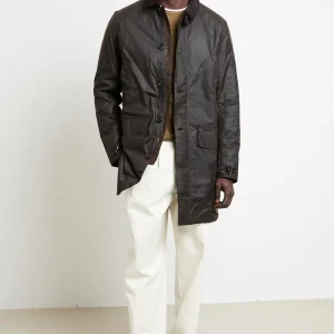 Barbour 2182 Giubbotto Wax Mac marrone