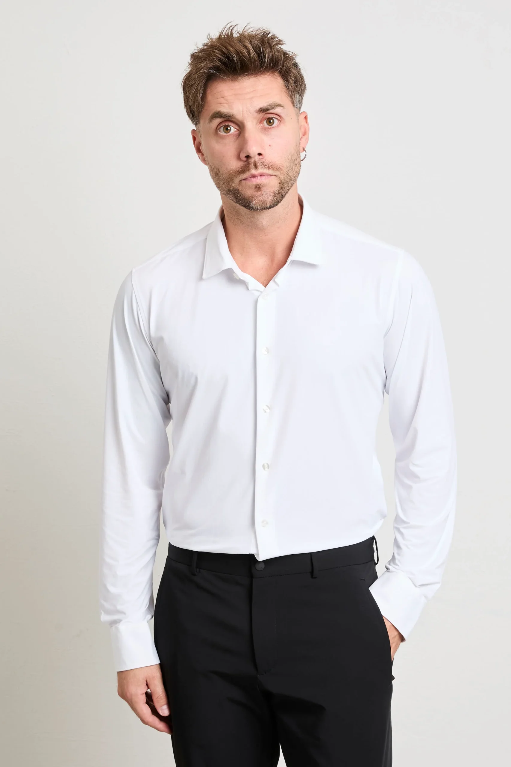 RRD 2611 Camicia Oxford no-stiro bianca