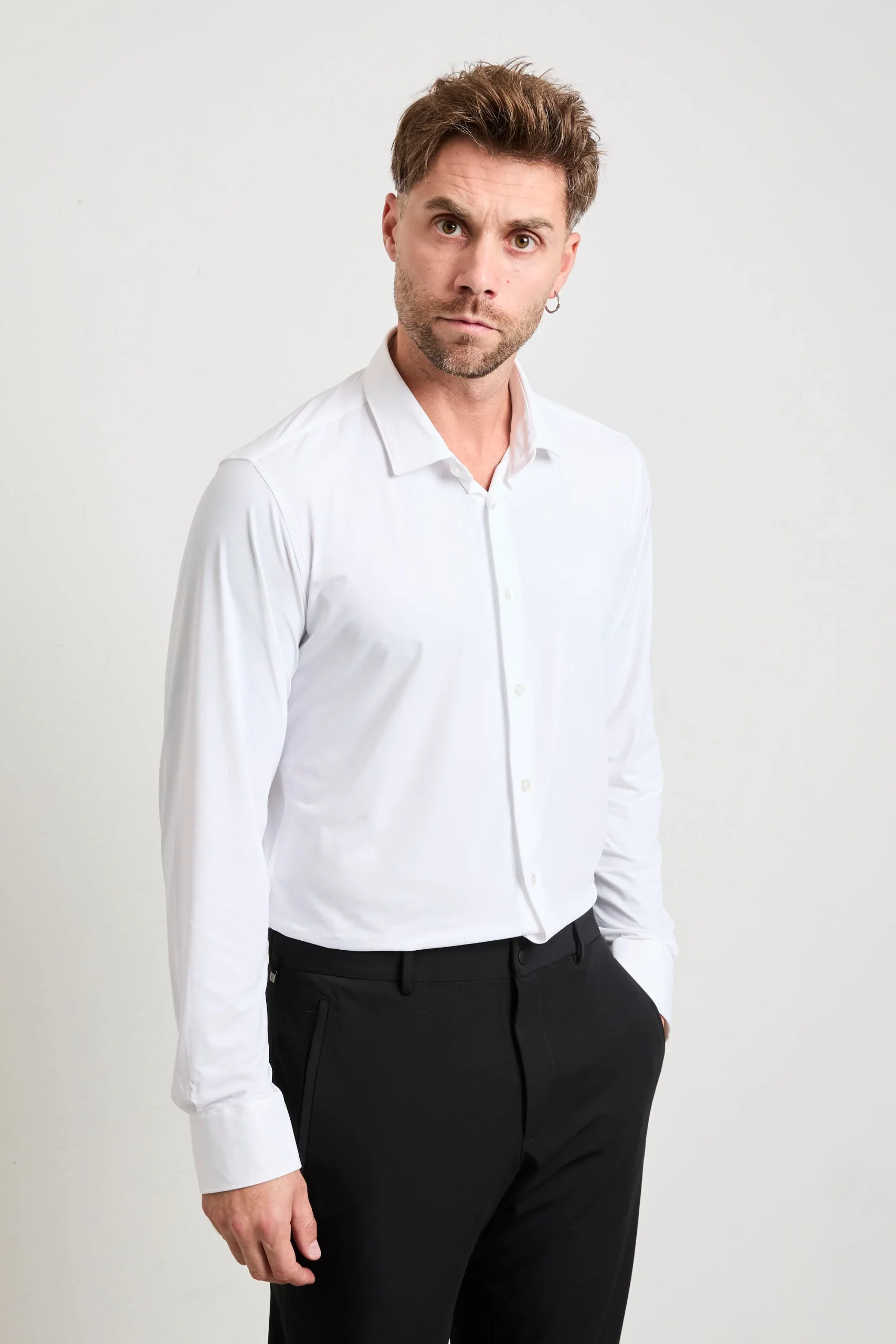 RRD 2611 Camicia Oxford no-stiro bianca - immagine 5