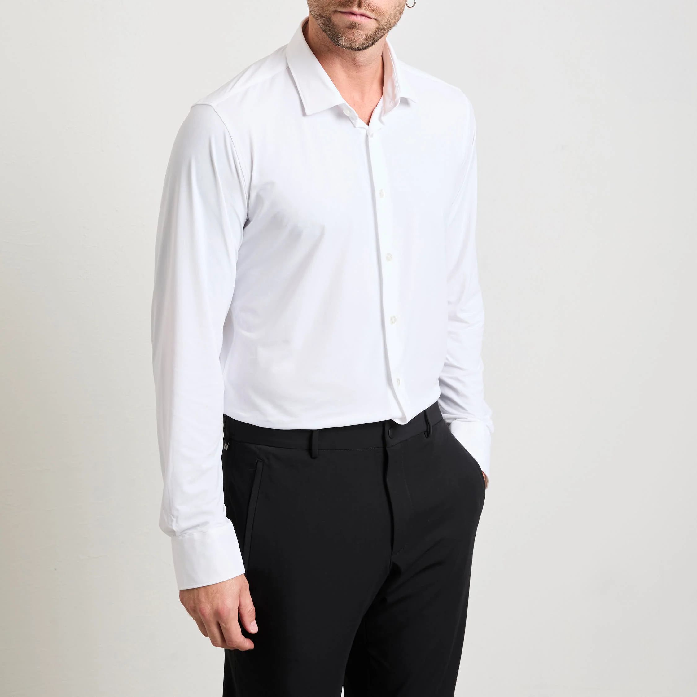 RRD 2611 Camicia Oxford no-stiro bianca - immagine 8
