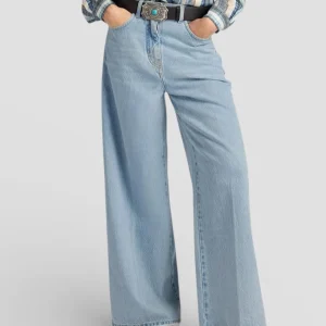 SS26-265MMOPA010_265MO17C  PANTALONI MANUEL IN DENIM LAVAGGIO CHIARO 12OZ - BLU JEANS