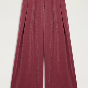 SS26-265MMOPA019_265MO04  PANTALONI ASPEN IN JERSEY LUREX UNITO - MALVA