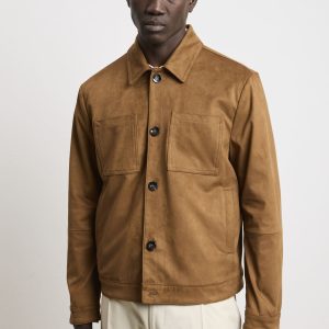 Officina 36 - 3339 Giubbotto bruciato in alcantara