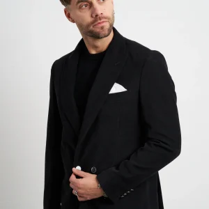 Reworked 2490 Giacca nera doppiopetto