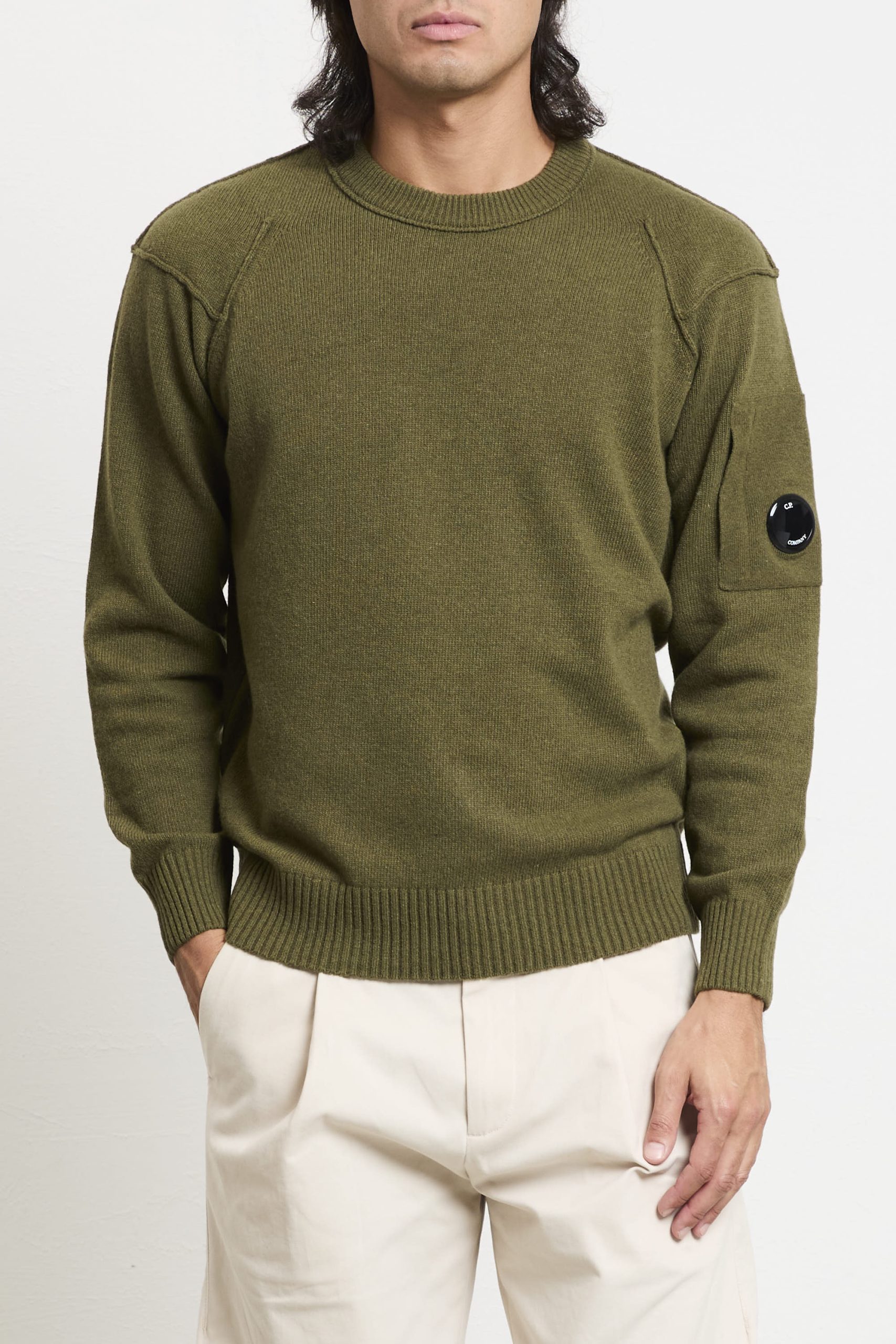 CP Company 2066 Maglia verde lana