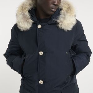 Woolrich 9440 Arctic Anorak in Ramar Cloth con pelliccia removibile