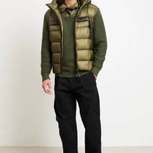 CP Company 2080 Giubbotto verde piumino e lana