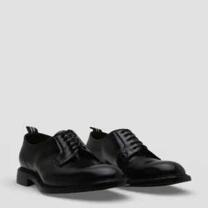 SS26-3029.   STRINGATA UOMO  IN PELLE TESTA DI MORO