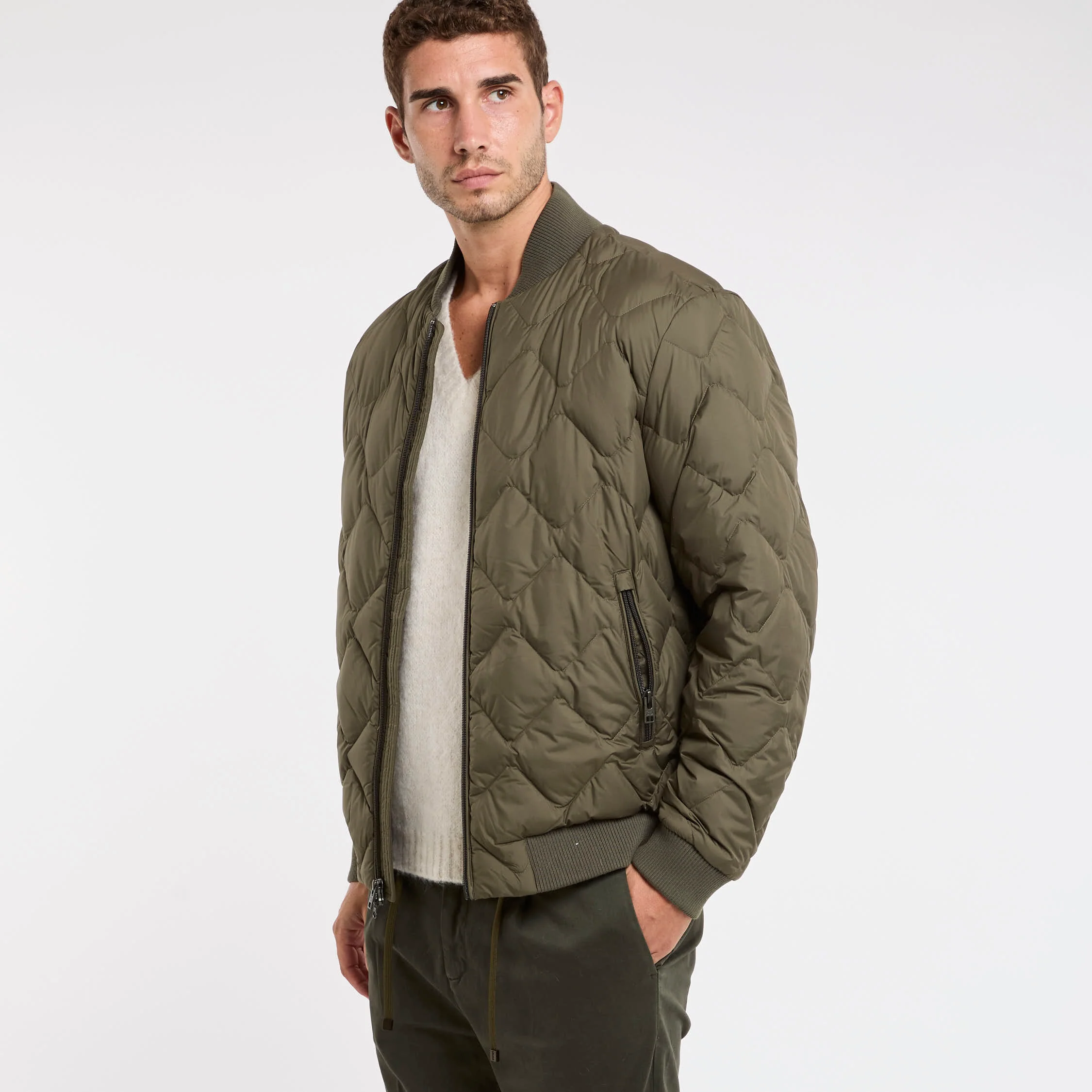 Woolrich 9449 Heritage Microfiber Bomber - immagine 9
