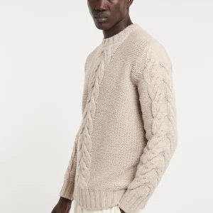 Kangra 9211 Maglia girocollo trecce