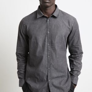 Hamaki-Ho 2830 Camicia denim nera