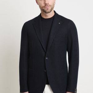 Tagliatore 2658 Giacca blu jersey