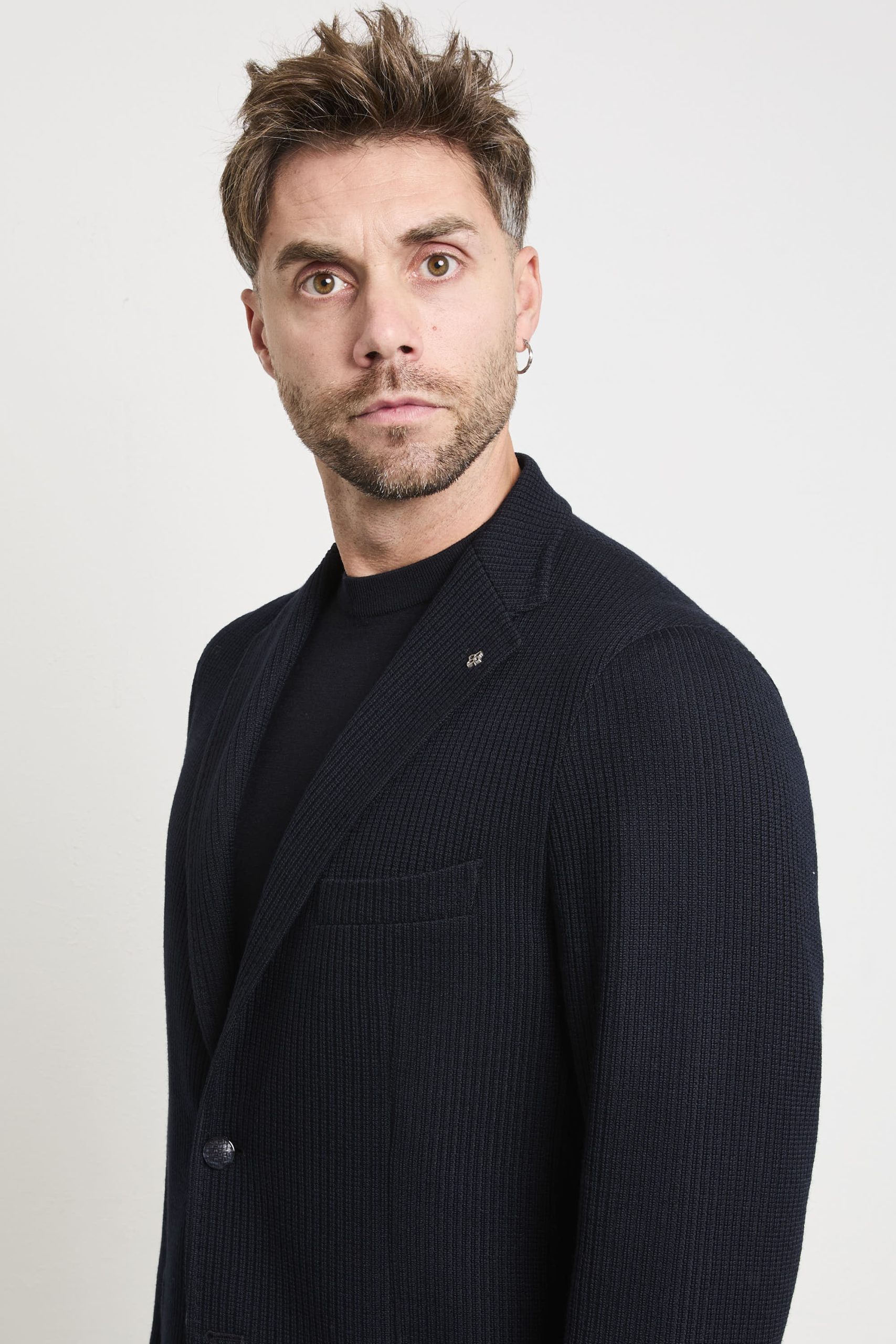 Tagliatore 2658 Giacca blu jersey - immagine 5