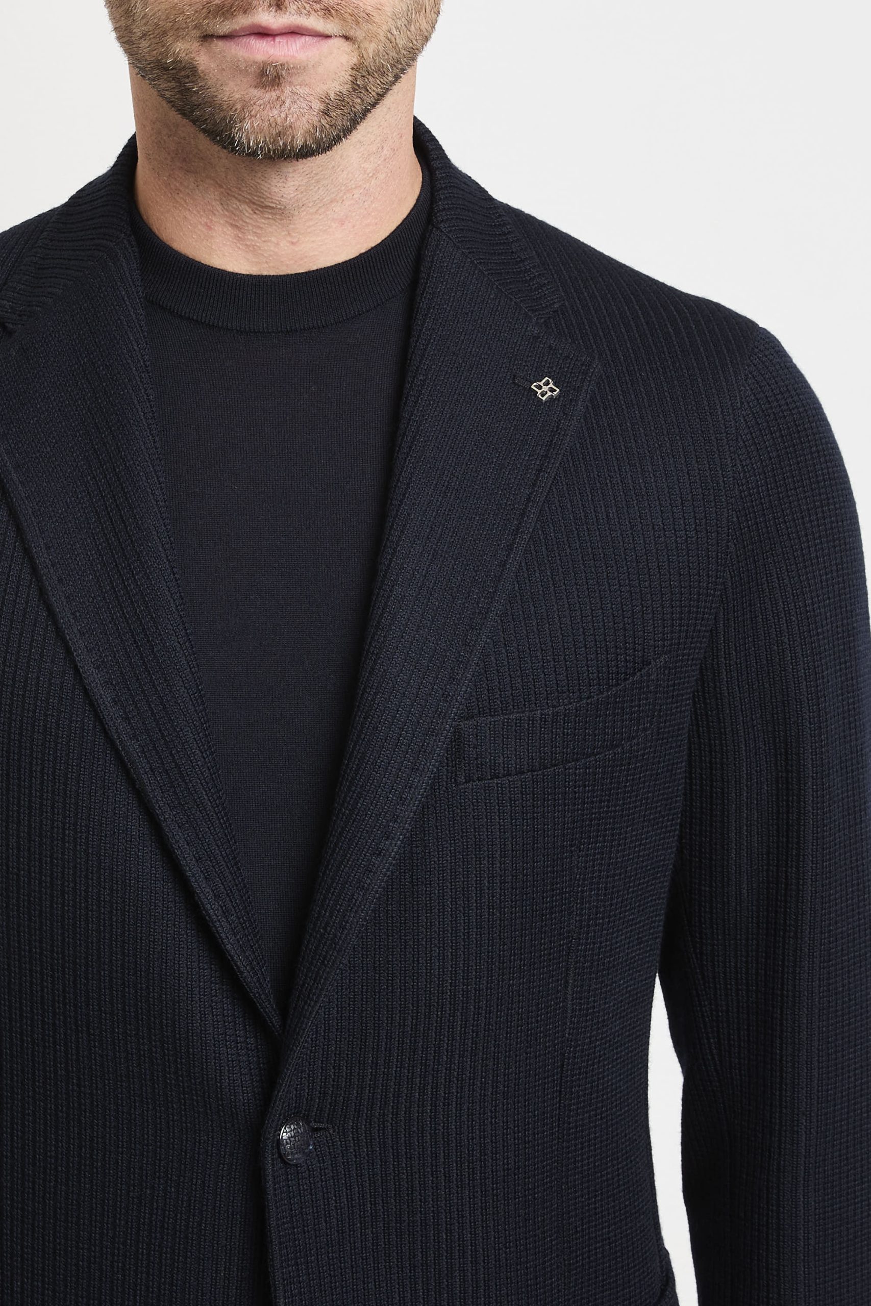 Tagliatore 2658 Giacca blu jersey - immagine 3