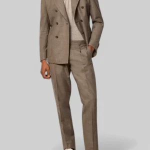 SS25 3686-S-54241/02  ABITO TOM DOPPIOPETTO NON TRATTATO COLORE TORTORA