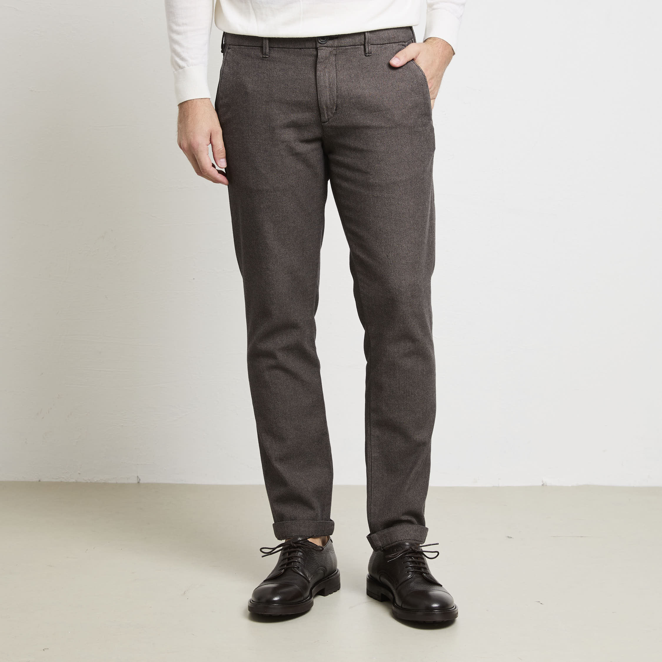 Clark 2091 Pantalone marrone Mark microfantasia - immagine 8