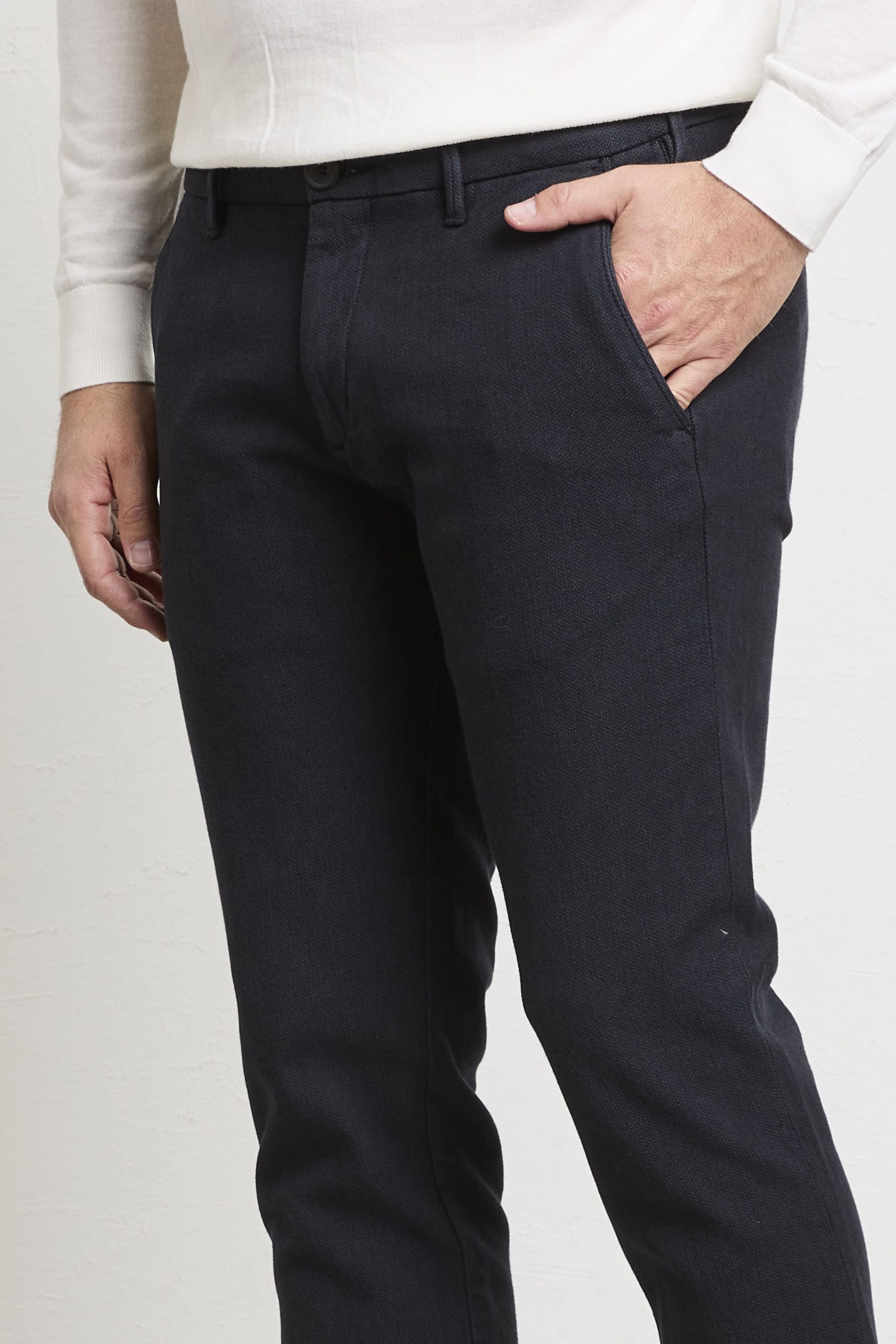 Clark 2090 Pantalone blu Mark microfantasia - immagine 7