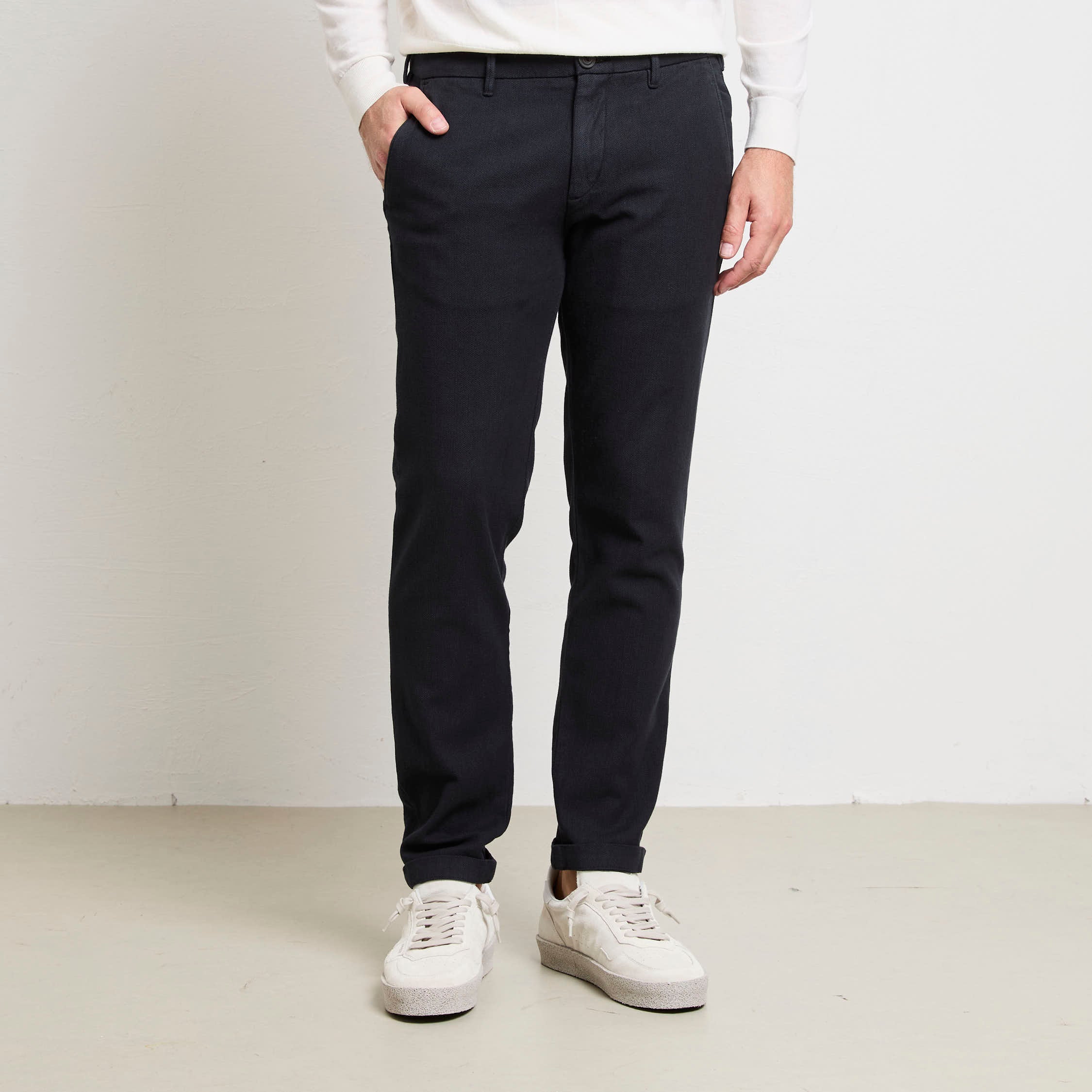 Clark 2090 Pantalone blu Mark microfantasia - immagine 8