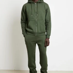 Hamaki-Ho 2841 Felpa verde cappuccio