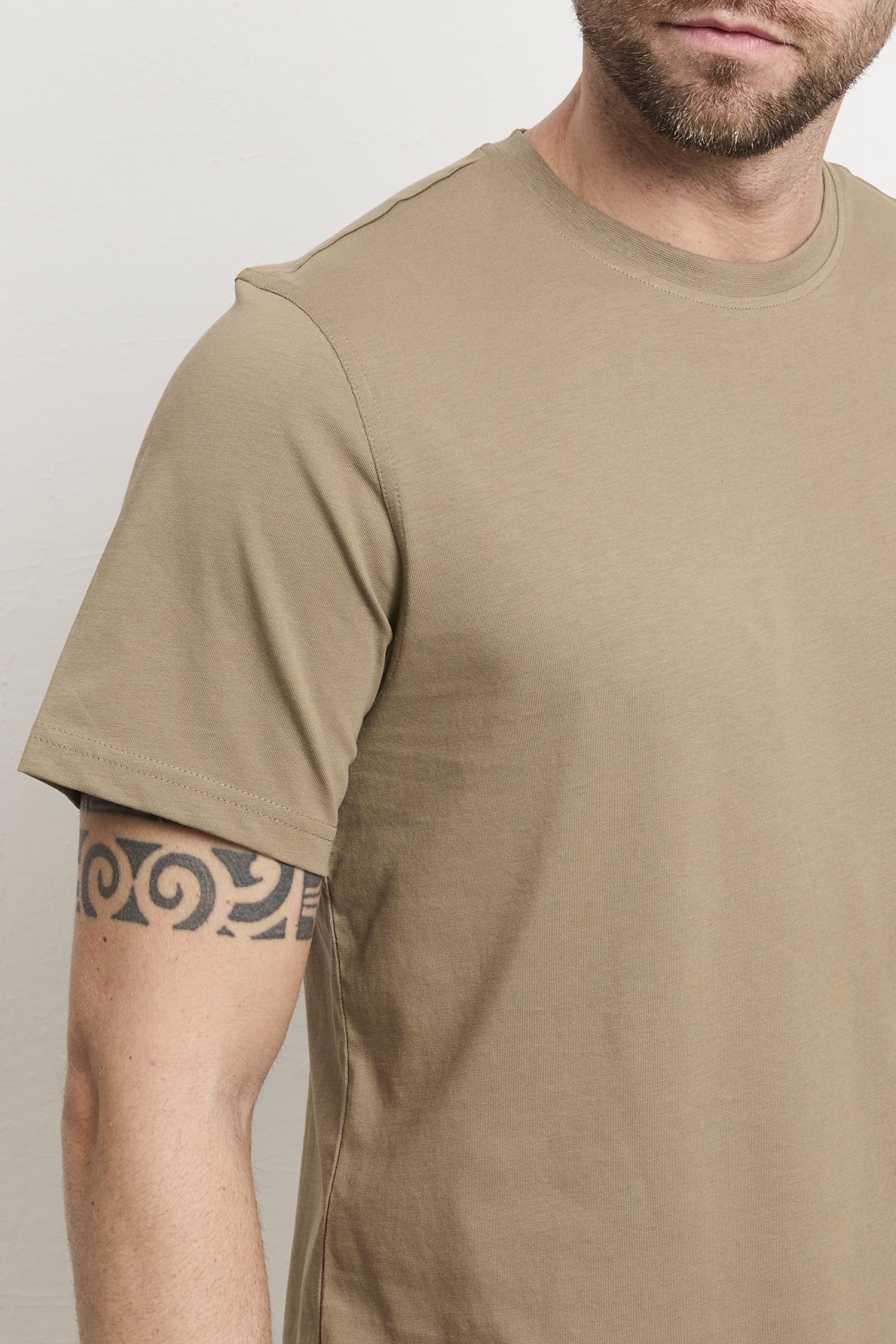 Barbour 3088 T-shirt verde con stampa - immagine 5