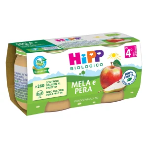 HiPP Omogeneizzato di Mela e Pera Bio 160 g (2x80 g)