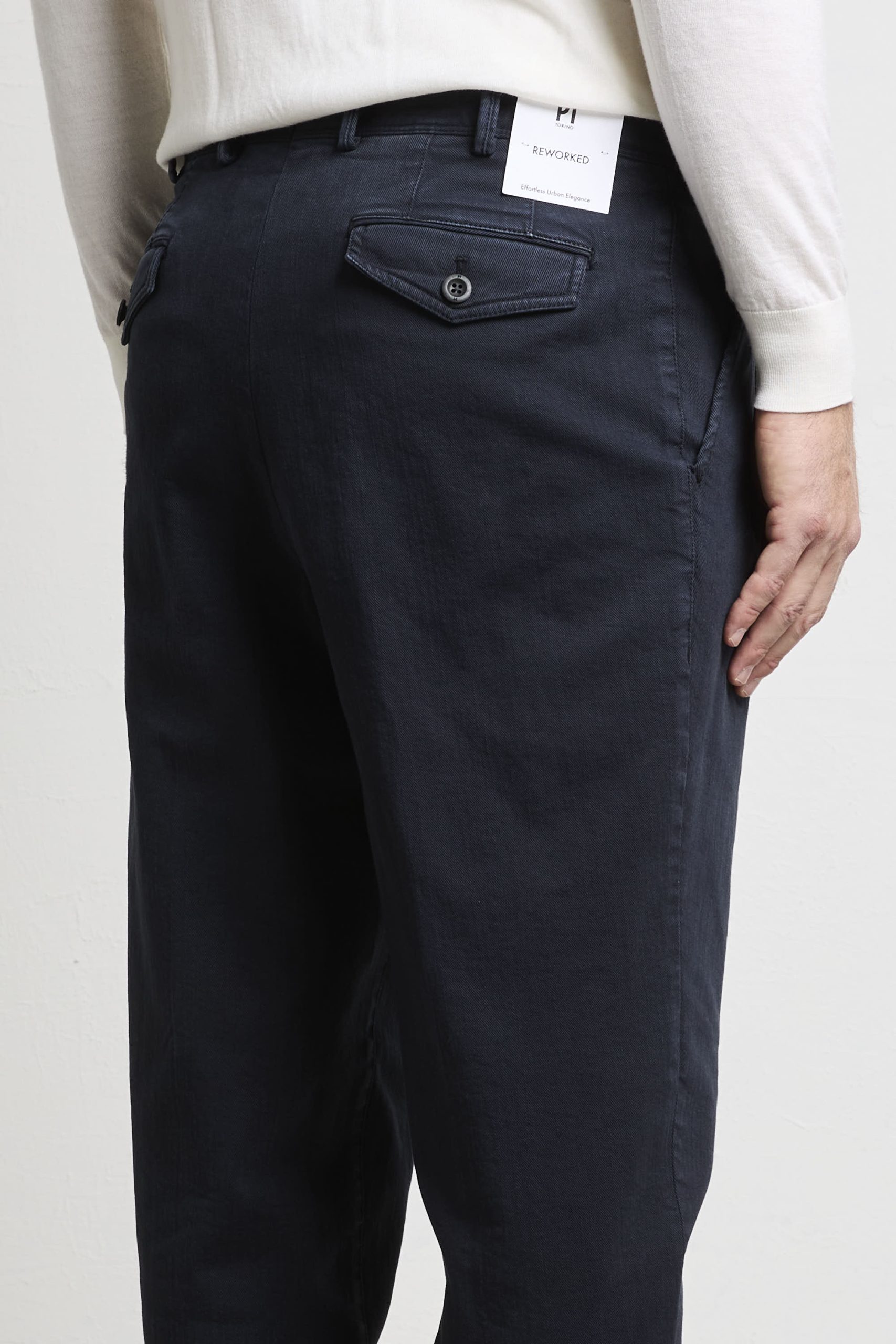 PT Torino 2350 Pantalone Reworked blu - immagine 7