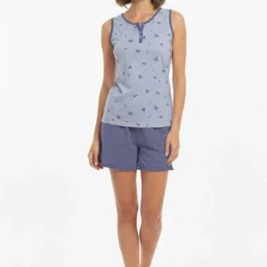 Pigiama Donna Giro Manica - Pantalone Corto