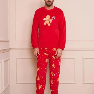 Pigiama Christmas Uomo Pile Lov It