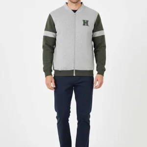 Felpa con Zip Unisex