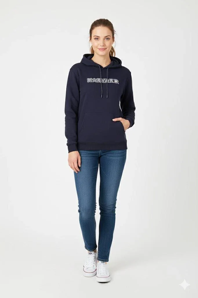 Felpa Girocollo con Cappuccio Unisex